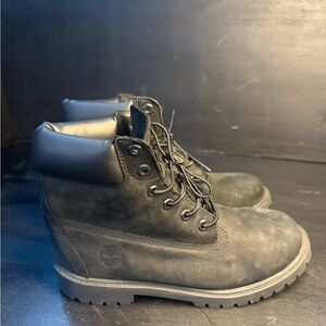 Timberland Charcoal Gray Boots